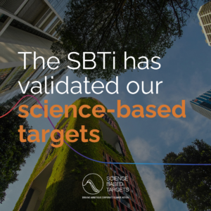 Read more about the article Our near-term targets have been validated by the SBTI Services